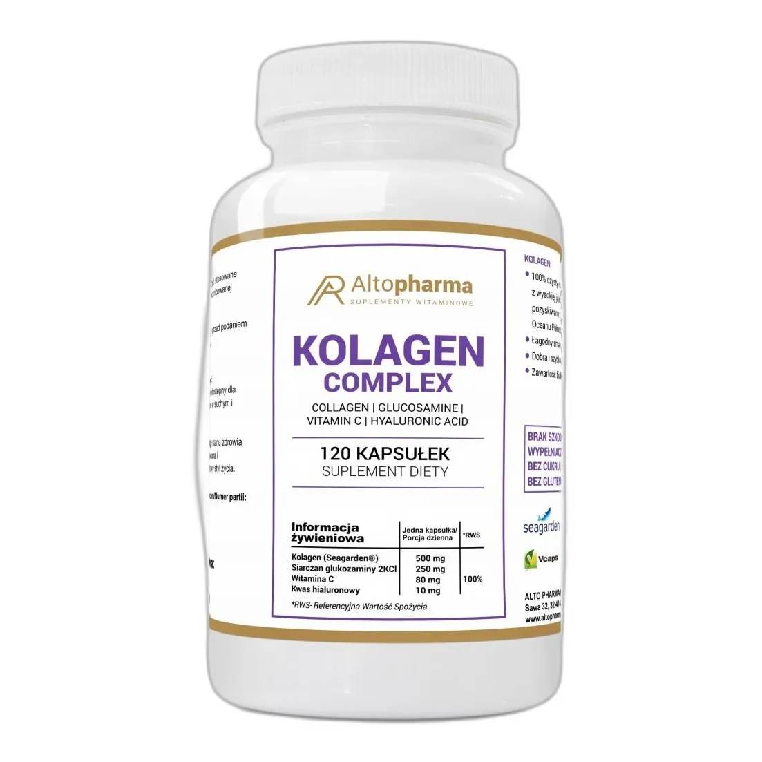 Alto Pharma Kolagen Complex Kwas Hialuronowy 120K — CAS 94361-06-5 — C15H18ClN3O — odczynnik chemiczny