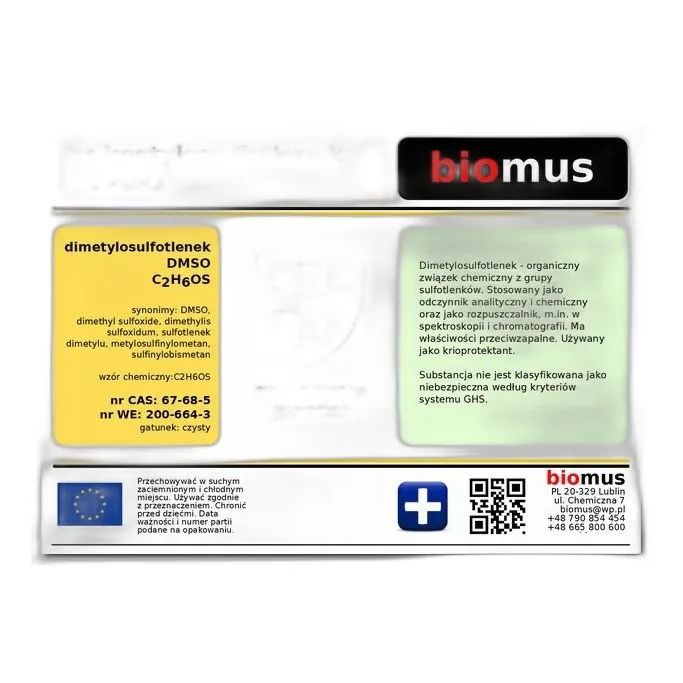 Dimetylosulfotlenek — CAS 67-68-5 — C2H6OS — odczynnik chemiczny