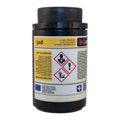 Jod Krystaliczny 25 G Czysty – Odczynnik Do Zastos — CAS 7553-56-2 — I2 — odczynnik chemiczny