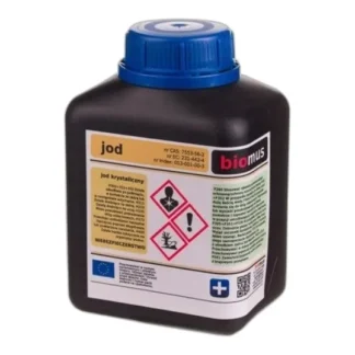 Jod Krystaliczny Lugola 500G Gatunek: Czysty — CAS 7553-56-2 — I2 — odczynnik chemiczny