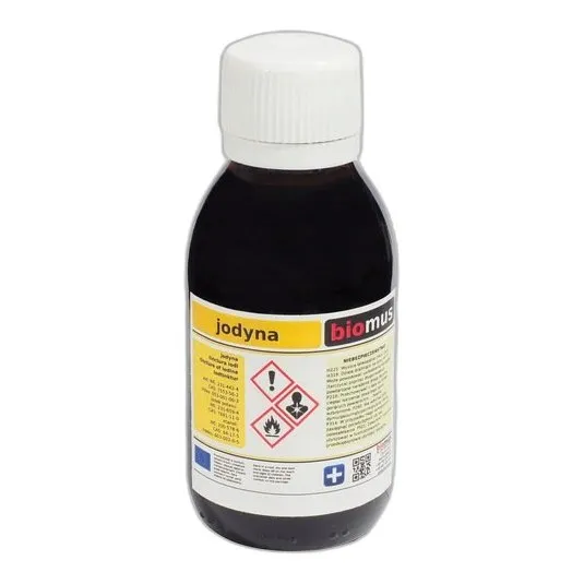 Jodyna Alkoholowy Roztwór Jodu 100Ml — CAS 7553-56-2 — I2 — odczynnik chemiczny