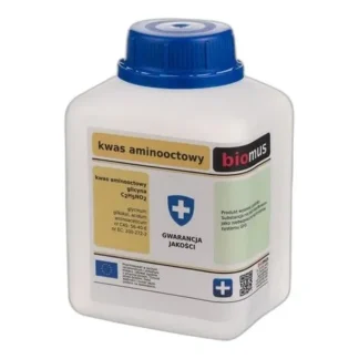 Kwas Aminooctowy Glicyna 500G Gatunek: Czysty — CAS 56-40-6 — C2H5NO2 — odczynnik chemiczny