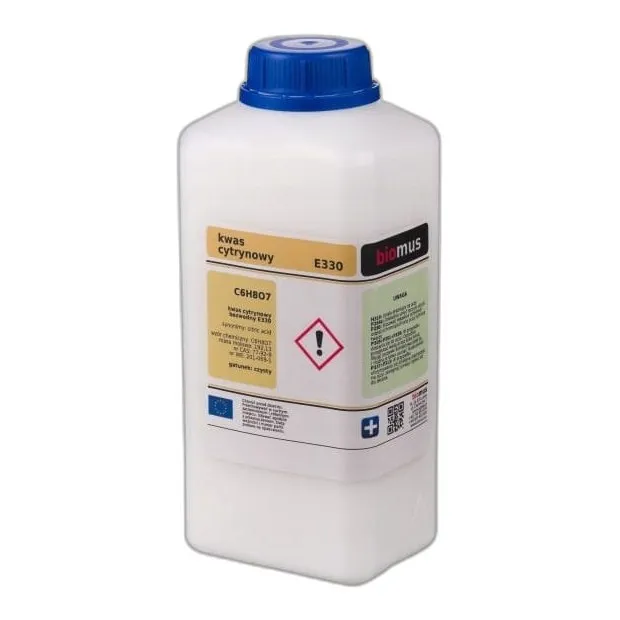 Kwas 2-Hydroksypropano-1,2,3-Trikarboksylowy — CAS 77-92-9 — C6H8O7 — odczynnik chemiczny