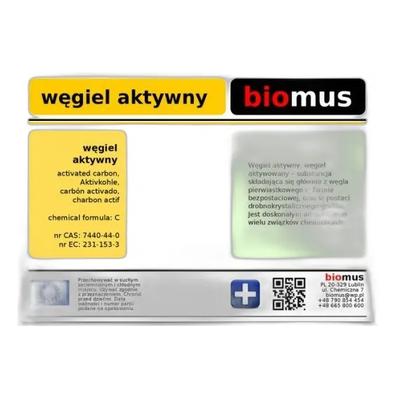 Węgiel (Forma Amorficzna) — CAS 7440-44-0 — C — odczynnik chemiczny