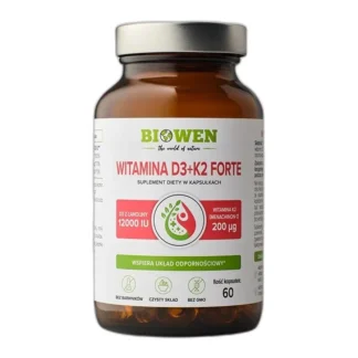 Biowen Witamina D3 K2 Forte 12 000 Iu + 200 Mcg 60 — CAS 67-97-0 — C27H44O — odczynnik chemiczny
