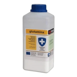 Glutamina L-Glutamine Czysta 500G — CAS 56-85-9 — C5H10N2O3 — odczynnik chemiczny