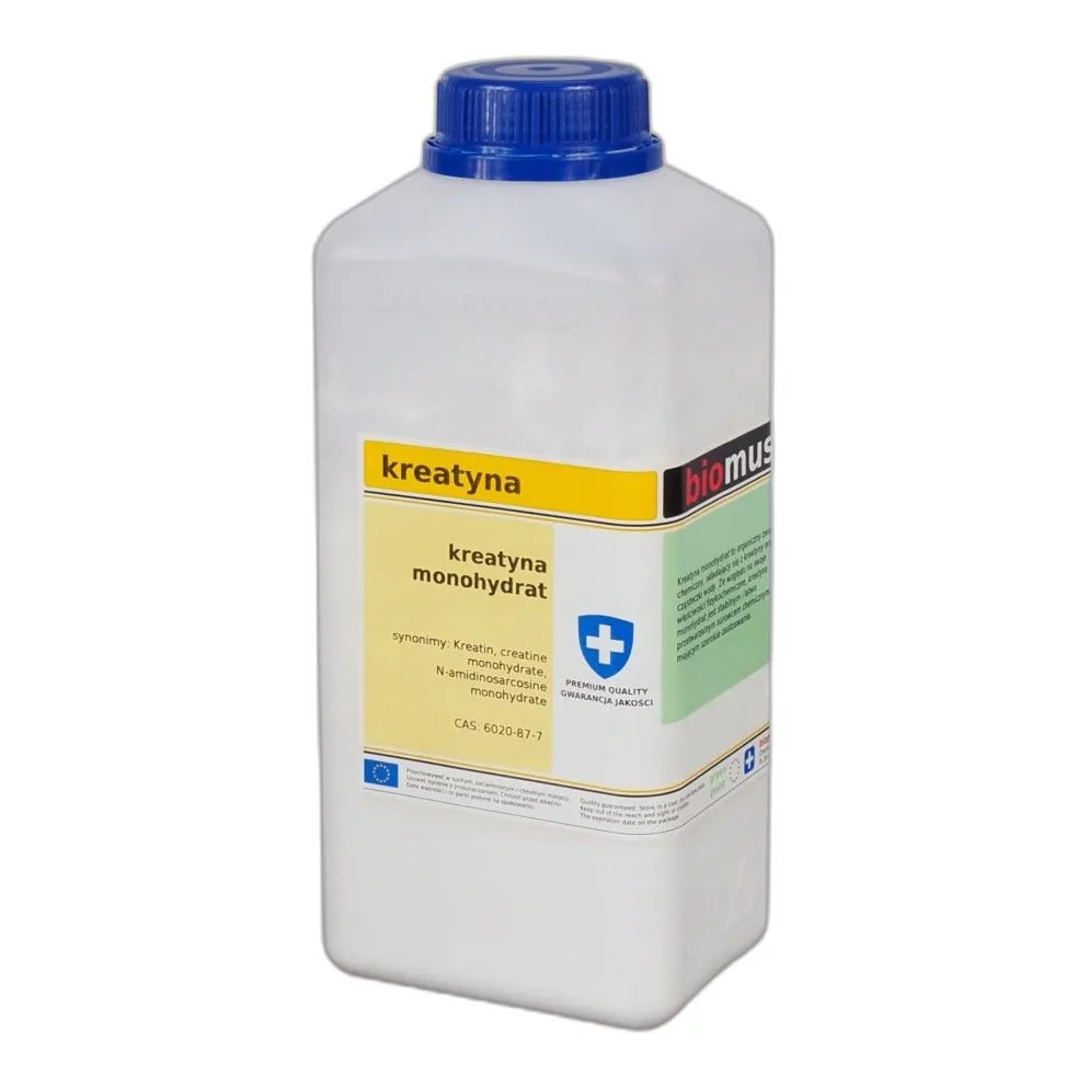 Kreatyna Monohydrat Creatine 1Kg — CAS 57-00-1 — C4H9N3O2 — odczynnik chemiczny