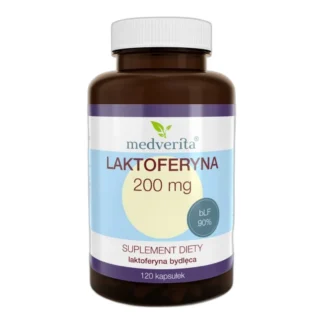 Medverita Laktoferyna Forte 200Mg Bydlęca Odpornoś — CAS 339615-76-8 — C141H226N46O29S3 — odczynnik chemiczny
