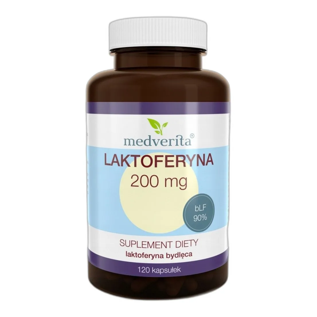 Medverita Laktoferyna Forte 200Mg Bydlęca Odpornoś — CAS 339615-76-8 — C141H226N46O29S3 — odczynnik chemiczny