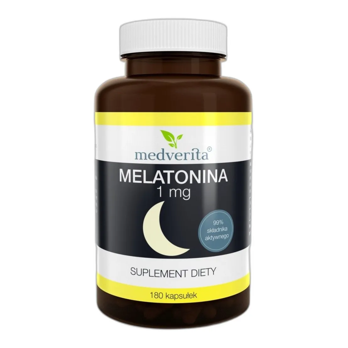 Medverita Melatonina 1 Mg Zdrowy Sen 180 Kaps — CAS 73-31-4 — C13H16N2O2 — odczynnik chemiczny