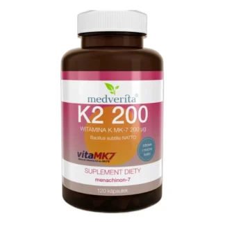 Medverita Witamina K2 K2Mk7 120K 200 Ug | Kości — CAS 2124-57-4 — C46H64O2 — odczynnik chemiczny