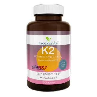 Medverita Witamina K2 Mk-7 120K | Menachinion-7 — CAS 2124-57-4 — C46H64O2 — odczynnik chemiczny