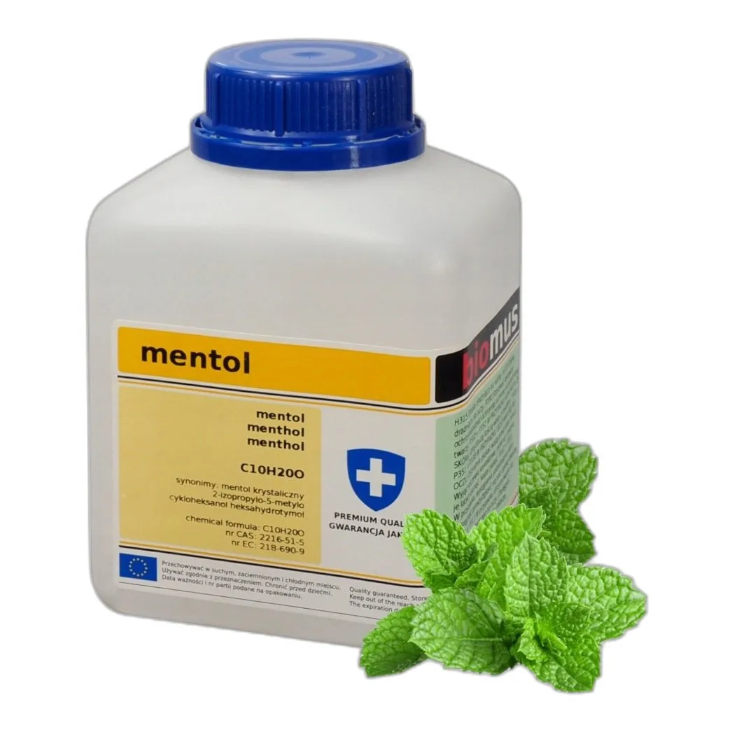 (1R,2S,5R)-2-Izopropylo-5-Metylocykloheksan-1-Ol — CAS 2216-51-5 — C10H20O — odczynnik chemiczny