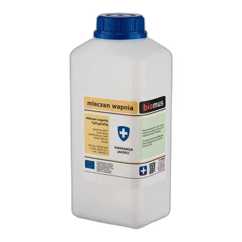 Mleczan Wapnia Czysty Calazoon 500G — CAS 814-80-2 — C6H10CaO6 — odczynnik chemiczny