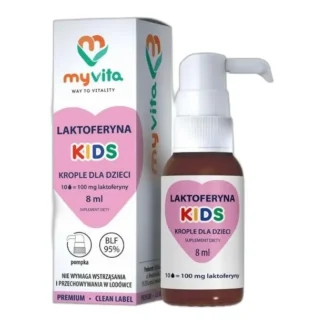 Myvita Laktoferyna Kids Dla Dzieci Blf 95% Z Pompk — CAS 339615-76-8 — C141H226N46O29S3 — odczynnik chemiczny