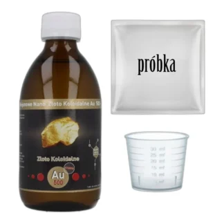 Nano Złoto Koloidalne Au250 50Ppm Strong 300Ml — CAS 7440-57-5 — Au — odczynnik chemiczny