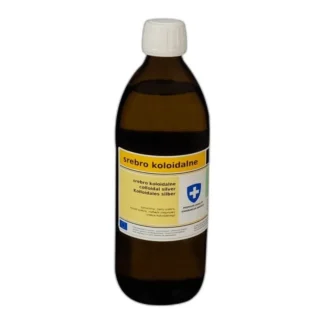 Niejonowe Nano Srebro Koloidalne 50P 500Ml — CAS 7440-22-4 — Ag — odczynnik chemiczny