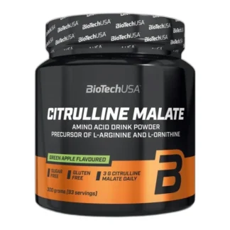 Proszek Cytrulina Citrulline Malate Biotechusa 300 — CAS 70796-17-7 — C10H19N3O8 — odczynnik chemiczny