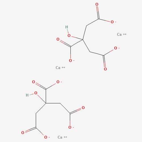 Szkielet 2D CYTRYNIAN WAPNIA|WAPŃ 1KG GATUNEK: CZYSTY, CAS 813-94-5, wzór Ca3C12O9·5H2O