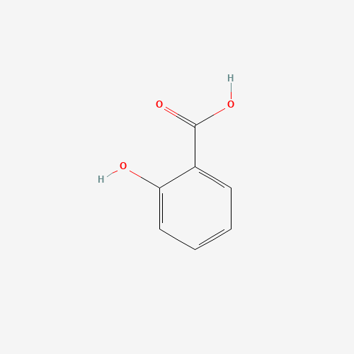 Szkielet 2D KWAS SALICYLOWY SALICYLIC ACID 1KG GATUNEK: CZYSTY, CAS 69-72-7, wzór C7H2O·2H2O